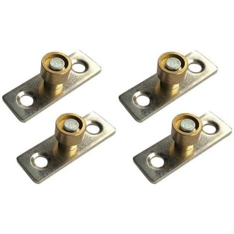 4 Pack Sliding Door Guides, 12mm Diameter for Home Cabinet Door, Floor (1/5)