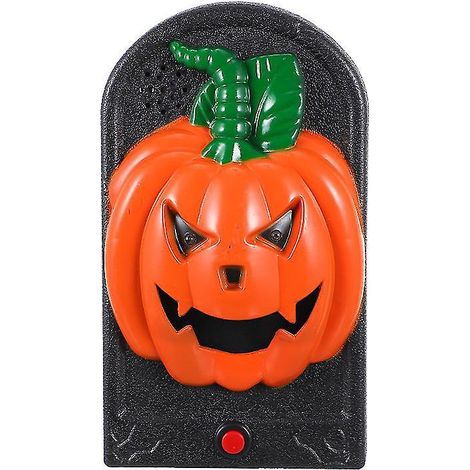 1 sonnette de porte citrouille d'Halloween pour décorations d'Halloween (1/3)