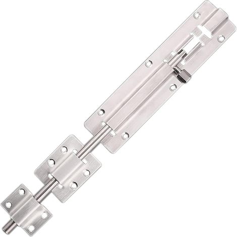 Verrou cylindrique coulissant en acier inoxydable, lot de 4 (1/5)