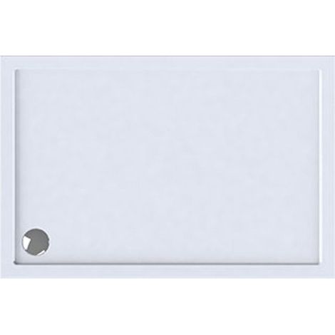 Wisa Maia Bac de douche 140x90x5cm évacuation 90mm rectangulaire Acrylique Blanc (1/2)