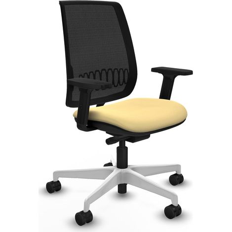 Bürostuhl piqueras y crespo Alares creme Kunstleder weiß (1/2)