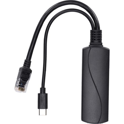 Séparateur POE RJ45 avec Isolation, Convertisseur 48V vers 5V IEEE 802.3af, pour Réseaux Domestiques et Professionnels