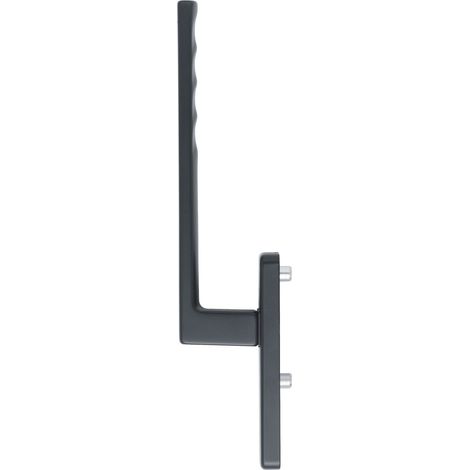 HOPPE® Handhebelgarnitur Toulon HS-0737/419N-AS, ohne Schrauben, Aluminium, 11668994