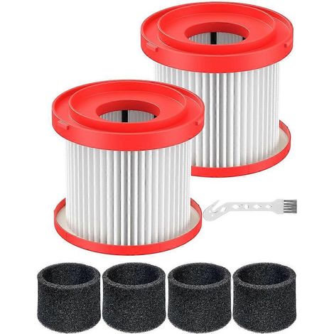 Packung mit 2 Ersatz-HEPA-Filtern 49-90-1900 für Milwaukee M18 Akku-Nass- und Trockensauger (Referenznummern 0780-20 und 0880-20)