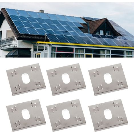 Lot de 100 feuilles conductrices photovoltaïques solaires, plaques de mise à la terre pour panneaux solaires, plaques de protection contre la foudre à double piqûre (1/5)
