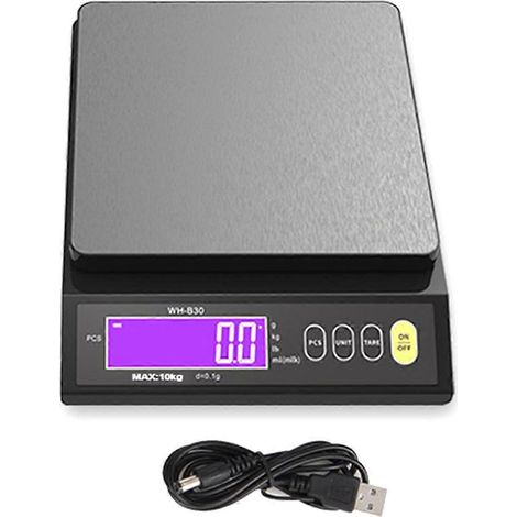 Balance de cuisine électronique numérique 10 kg/0,1 g (1/5)