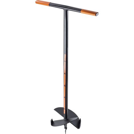 Taladro de tierra, material de acero, 250 mm de longitud, apto para diversos tipos de suelo, fácil de perforar, diseño de mango ergonómico. (1/5)