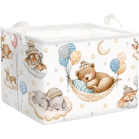 Panier à linge pliable ours 36 L