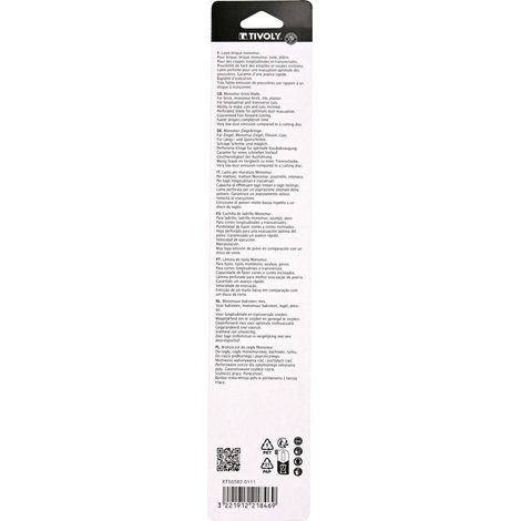 Tivoly • 1 lama per sega universale TECHNIC Special Carbide Monomur Brick