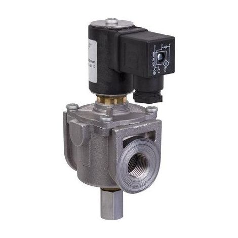 Magnetventil Gas mit manueller Rückstellung NF 500 mbar Weiblich - Weiblich 220 V 15x21 (1/2)