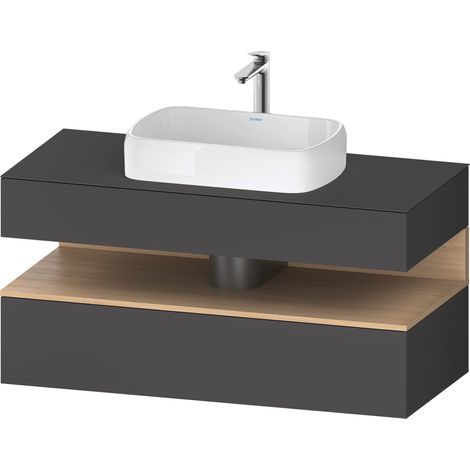 Duravit Collection One Meuble sous-vasque sur console, 1 tiroir,