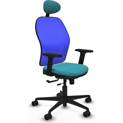 Silla de oficina piqueras y crespo Jorquera azul bali turquesa cómoda (1/2)