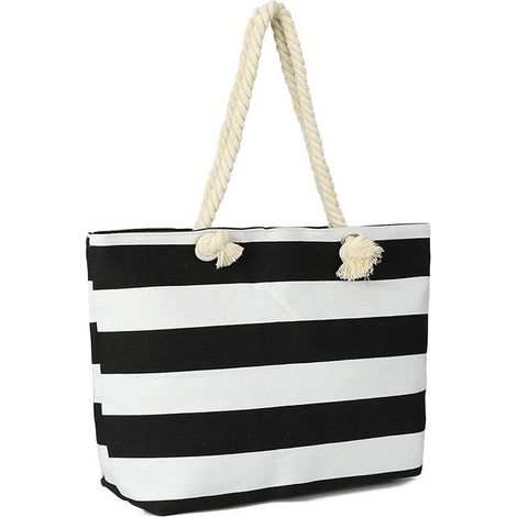 sac voyage plage erméable en toile pour femme avec fermeture éclair, bandoulière décontracté les voy (1/5)