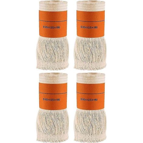 Lot de 4 mèches pour poêle à pétrole pour usage intérieur, mèches pour chauffage au pétrole, remplacement W (1/3)