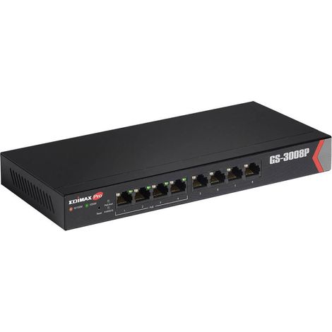EDIMAX GS-3008P GS-3008P Switch réseau 8 ports fonction PoE (1/3)