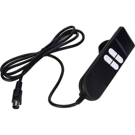 Télécommande manuelle Okin Ashley à 4 boutons et 5 broches pour fauteuil inclinable électrique ou fauteuil releveur.