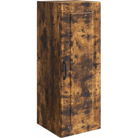 Armario de pared Roble Ahumado 33 x 34,5 x 90 cm vidaXL (1/5)