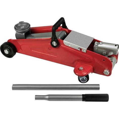 Cric roulante APA 2 tonnellate rosso altezza regolabile (1/5)