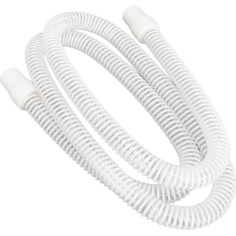 Tuyau respiratoire flexible haute qualité, surface interne lisse, tube de connexion blanc pour machine de ventilation, protection écran facial, accessoire médical durable (1/5)