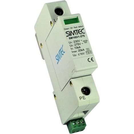 Überspannungsableiter D 1P 10kA SIMTEC SM10D/1P - 85301000