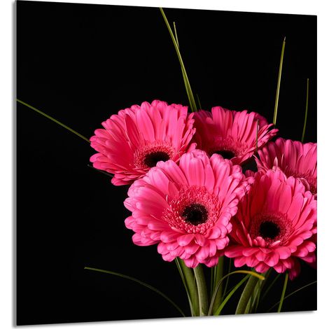 GLASPLATTE FÜR KÜCHE 60x65 Gerbera (1/5)