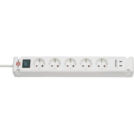 Brennenstuhl 1150660425 Multipresa con interruttore Bianco Schuko 1 pz. (1/5)
