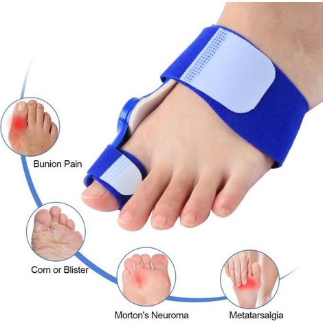 1 Paire Protection Orthèses Hallux Valgus Orteils Correcteur,pour les problèmes de pied disgracieux et pour protéger l'avan GOTOTOP (1/4)