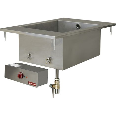 Bain-marie électrique GN 1/1 à encastrer - Diamond