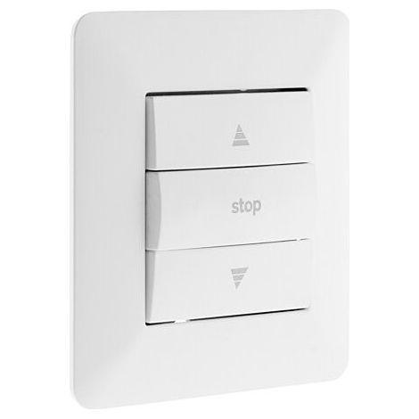 Comando per tapparelle ad incasso modello ARTEZO bianco ZENITECH.