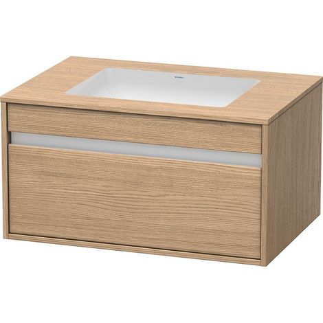 Meuble sous-vasque KETHO 550x800x426mm eu chêne