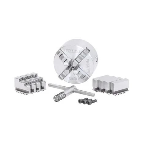 Fervi M076A/125 Mandrin de précision auto-centrant pour tour 4+4+4 mors