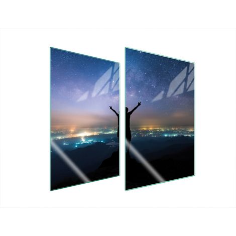 PIASTRA PROTETTIVA IN VETRO PER CUCINA 2x35x52 STELLE (1/5)