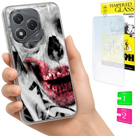Custodia per Honor 400 Lite con cover posteriore e vetro temperato 9H. (1/5)