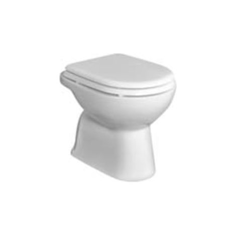 Water Diana distanziato da muro cm. 52x37 scarico terra bianco