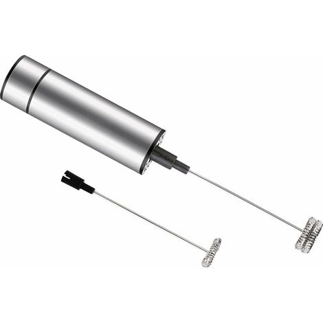 Mousseur à lait électrique en acier inoxydable, pour café, latte, cappuccino. (1/5)