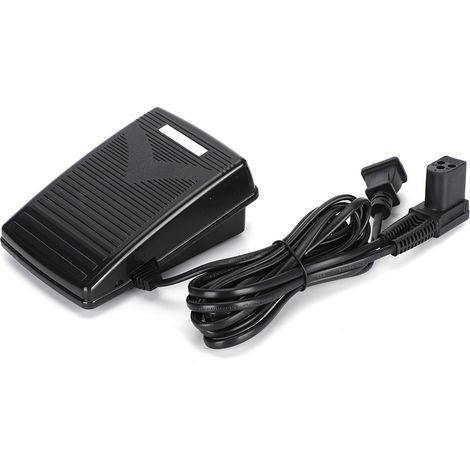Pédale de Commande Multifonction pour Machine à Coudre Singer 974, Compatible Prise US 110V (1/5)