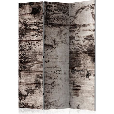 Paravent 3 Volets "Burnt Wood" 135x172cm (1/2)