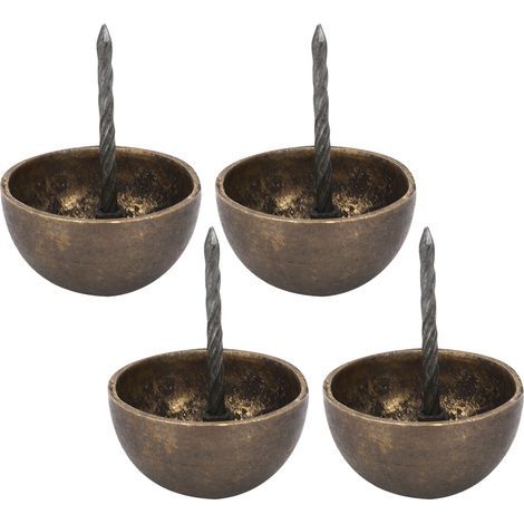 antike bronzefarbene Polsternägel mit rundem Kopf, 3–6 cm, für Sofa- und Möbeldekoration (1/5)