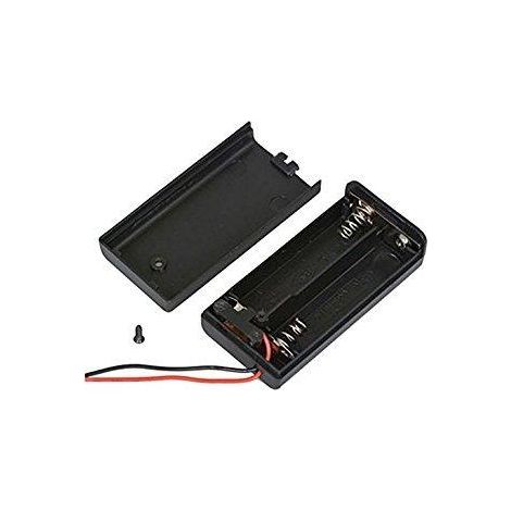 Support de batterie R06x2 Câbles 2 Batteries Aa Y Switch Sbh-321-1as (1/2)