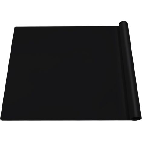 QORVA-Grand tapis de cuisson en silicone 40 x 60 cm - Protection pour plaque chauffante - Multi-usages - Antiadhésif et antidérapant - Noir (1/5)
