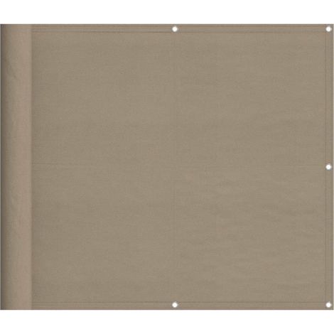 Maison Exclusive - Balkon-Sichtschutz Taupe 90x1000 cm 100 % Poly