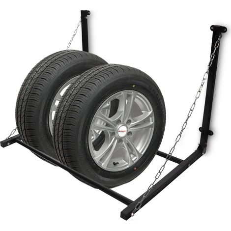 Bituxx Reifen Wandregal Reifenhalterung Reifenregal Wandhalterung Reifenaufbewahrungssystem bis zu 4 Räder Anpassbar Klappbar Max. 90Kg