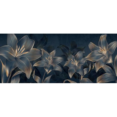 Papier peint panoramique - Fleurs - 130 cm x 55 cm (1/2)