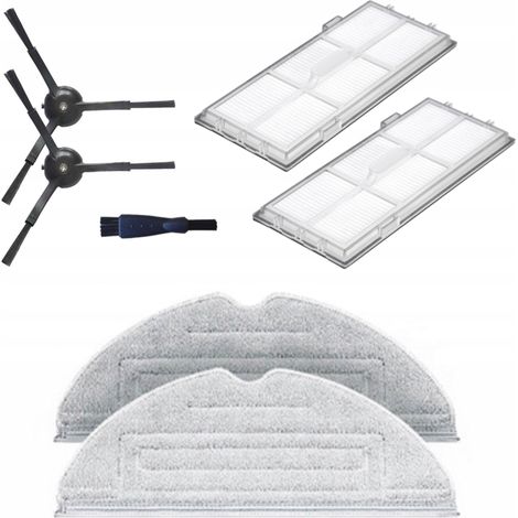 Un set de cepillos, filtros y mopas para el robot Roborock S8, S8 Plus, S8 Max