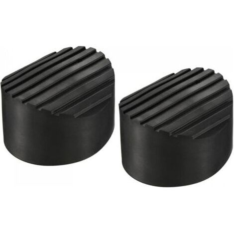 Échelle Antidérapant Pieds Tapis 85mm ID Caoutchouc Rond Télescopique Échelle Accessoires Coussin Housse Coussin pour Échelle Protection Noir 2Pcs (1/4)