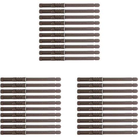 Supports pour Tablettes Flottantes - Paquet de 30 Supports pour Tablettes Invisibles En Bois Robuste, Bricolage, Quincaillerie Réglable, Supports pour Stores, Tablettes 120 Lbs (1/5)