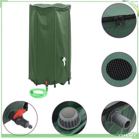 Réservoir d'eau pliable - FAFEICY - 156012 - 380 L - PVC imperméable - Robinet et tuyaux (1/5)