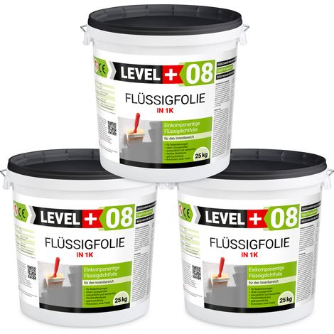 LEVEL+ Flüssigfolie Badabdichtung 1K Dichtfolie L+08 - 75KG