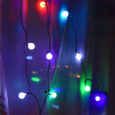 LED Lichterkette Außenleuchte Beleuchtung Farbwechsler IP44 Leuchte NIRVANA