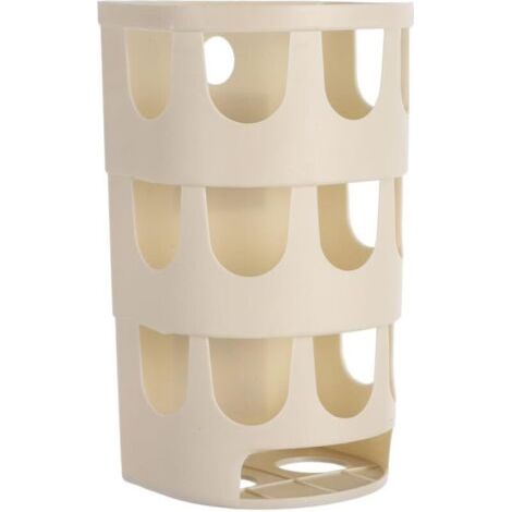 1 distributeur mural de sacs en plastique, organiseur de rangement pour sacs poubelles d'épicerie, pour cuisine, salle de bain et bureau (1/5)